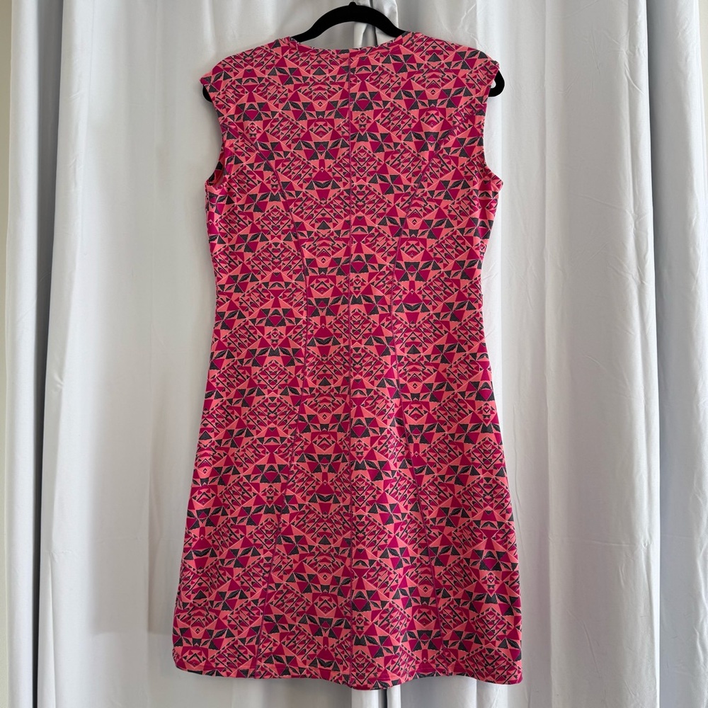 Title Nine Dream Athletic Dress Geometric Zip Side Women’s Medium - Picture 3 of 8